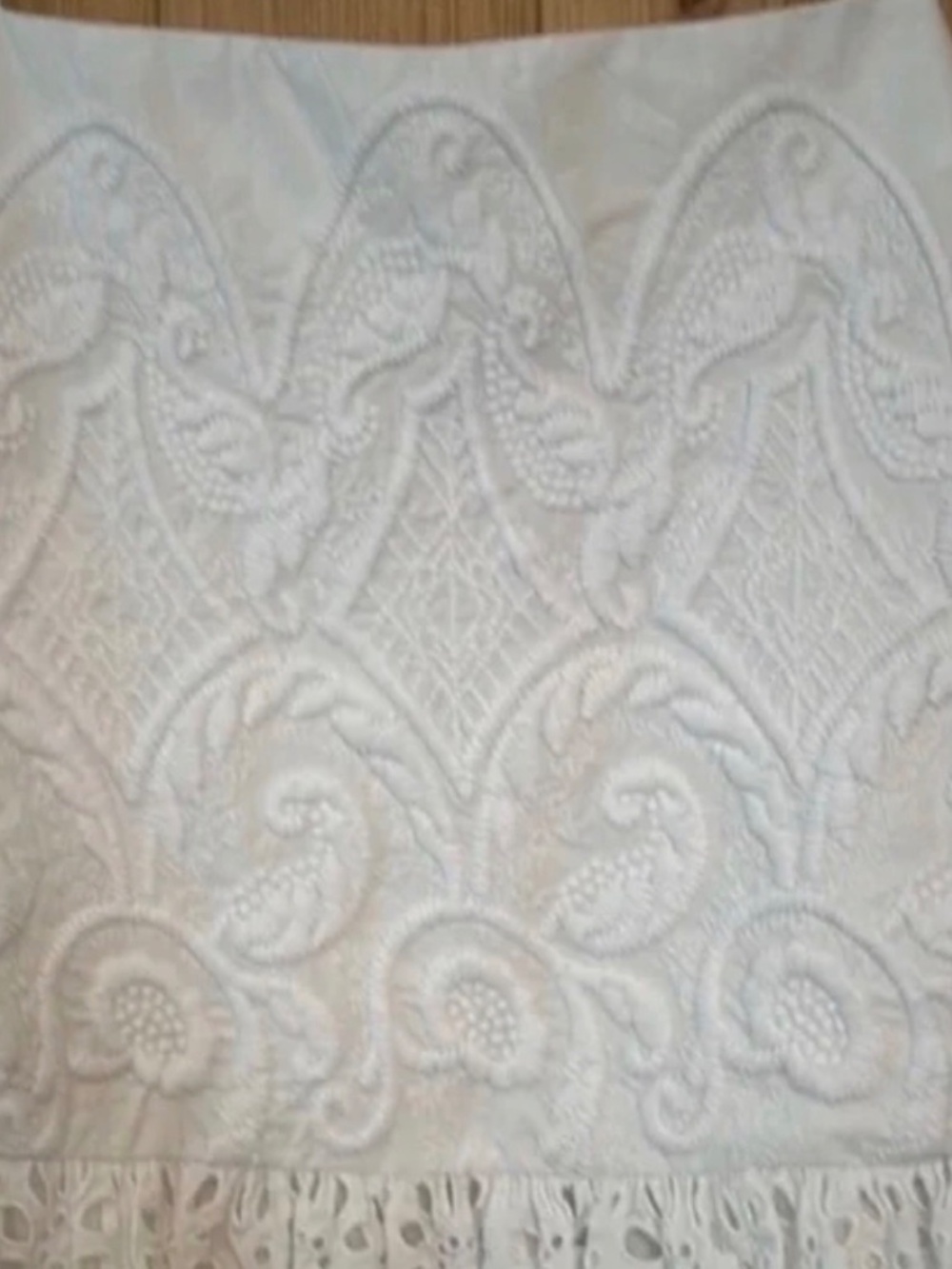 NWT RHODE Rosa Eyelet Midi Dress White Soleil Anthropologie Medium Resort - Picture 8 of 11